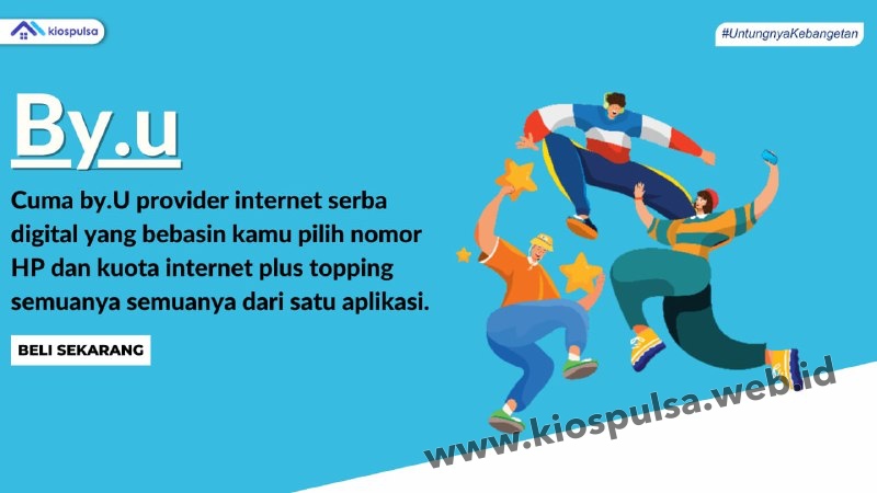 telkomsel by.u kios pulsa